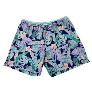 Chubbies 5.5” Tropic Classic Mesh Lined Stretch Swim Trunks Blue Men Sz XL